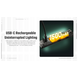 Nitecore Flashlight Rechargeable USB EDC07 Dark Earth