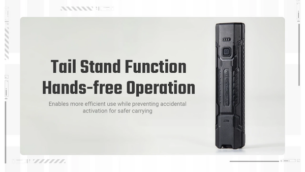 Nitecore Flashlight Rechargeable USB EDC07 Black