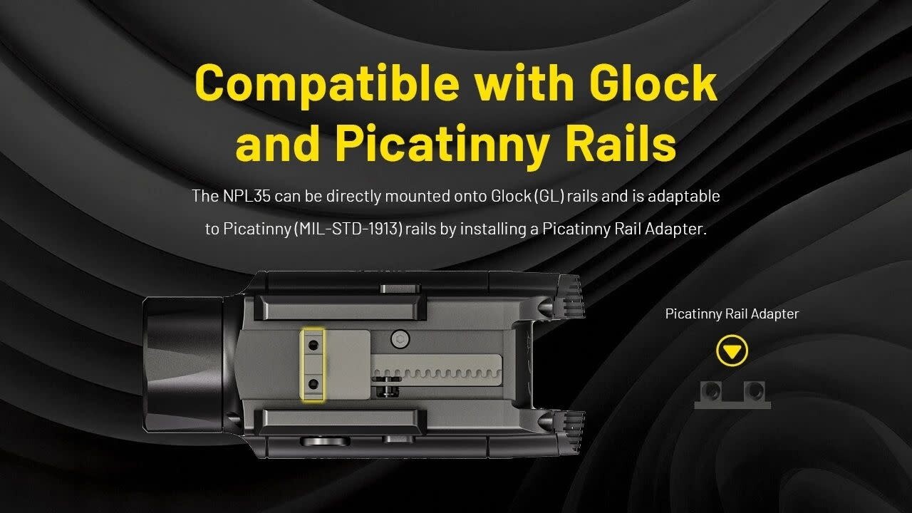 Nitecore NPL35 Pistol Flashlight