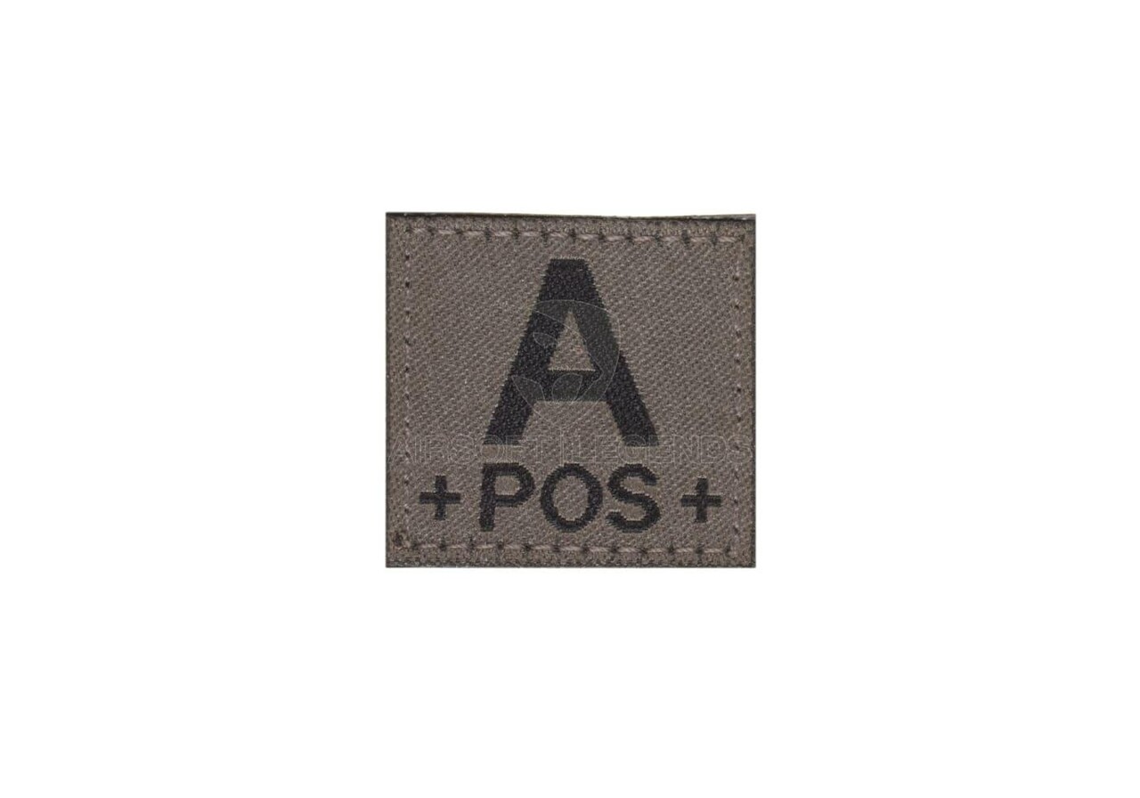 Clawgear  A Pos Bloodgroup Patch RAL7013