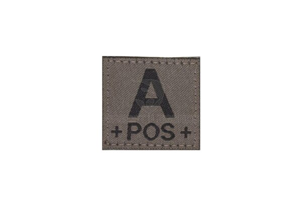 Clawgear  A Pos Bloodgroup Patch RAL7013