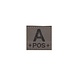 Clawgear  A Pos Bloodgroup Patch RAL7013