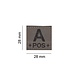 Clawgear  A Pos Bloodgroup Patch RAL7013