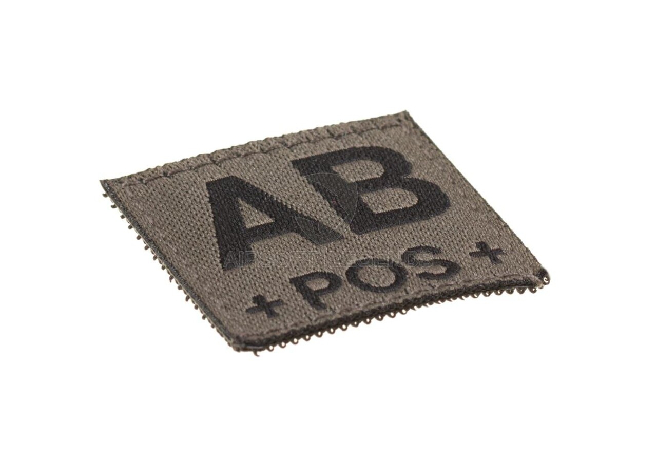 Clawgear  AB Pos Bloodgroup Patch RAL7013