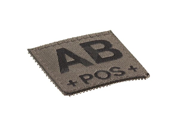 Clawgear  AB Pos Bloodgroup Patch RAL7013