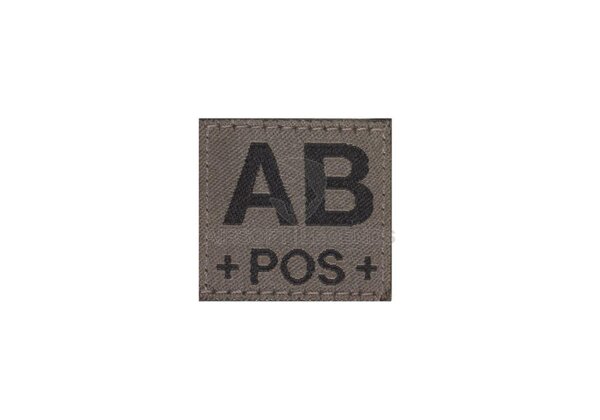 Clawgear  AB Pos Bloodgroup Patch RAL7013