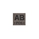 Clawgear  AB Pos Bloodgroup Patch RAL7013