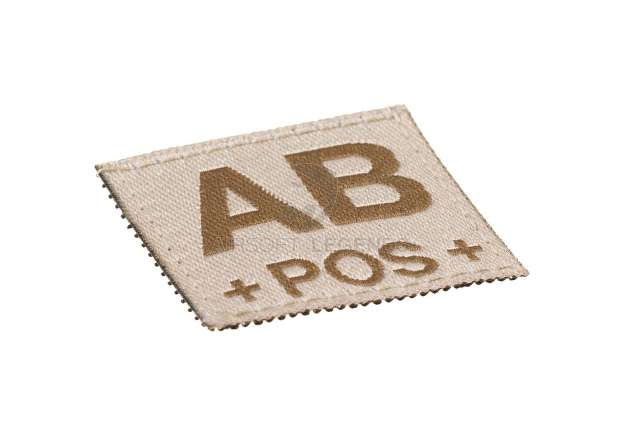 Clawgear AB Pos Bloodgroup Patch Desert