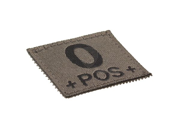 Clawgear 0 Pos Bloodgroup Patch RAL7013