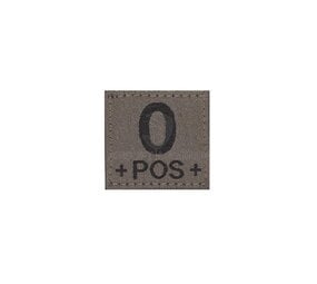 Clawgear 0 Pos Bloodgroup Patch RAL7013