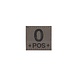 Clawgear 0 Pos Bloodgroup Patch RAL7013