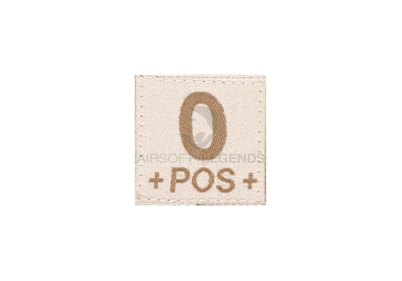 Clawgear 0 Pos Bloodgroup Patch Desert