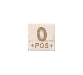 Clawgear 0 Pos Bloodgroup Patch Desert