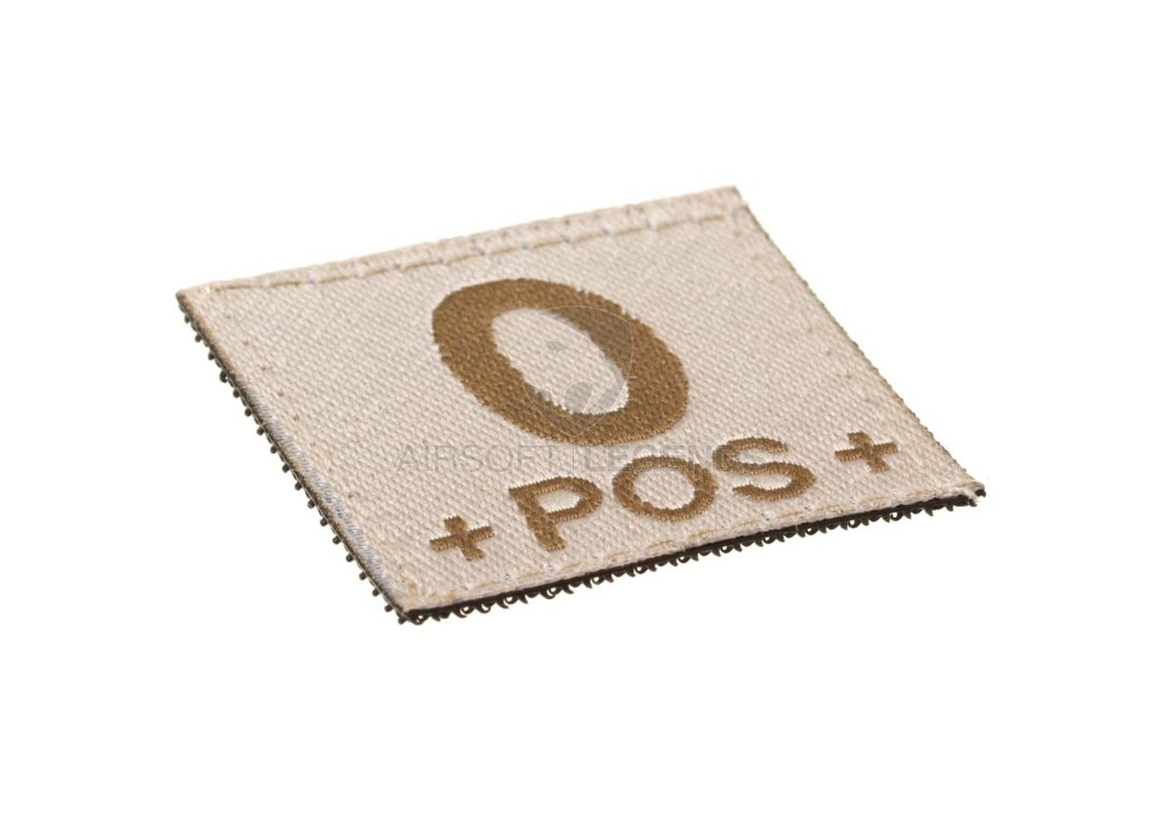 Clawgear 0 Pos Bloodgroup Patch Desert