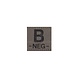 Clawgear B Neg Bloodgroup Patch RAL7013