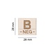 Clawgear B Neg Bloodgroup Patch Desert