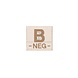 Clawgear B Neg Bloodgroup Patch Desert