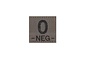 0 Neg Bloodgroup Patch RAL7013 0 Neg Bloodgroup Patch RAL7013