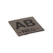Clawgear AB Neg Bloodgroup Patch RAL7013 Clawgear AB Neg Bloodgroup Patch RAL7013