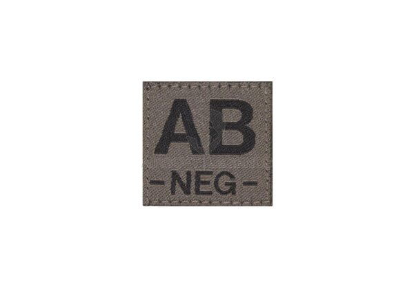 Clawgear AB Neg Bloodgroup Patch RAL7013 Clawgear AB Neg Bloodgroup Patch RAL7013