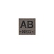 Clawgear AB Neg Bloodgroup Patch RAL7013 Clawgear AB Neg Bloodgroup Patch RAL7013