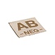 Clawgear AB Neg Bloodgroup Patch Desert