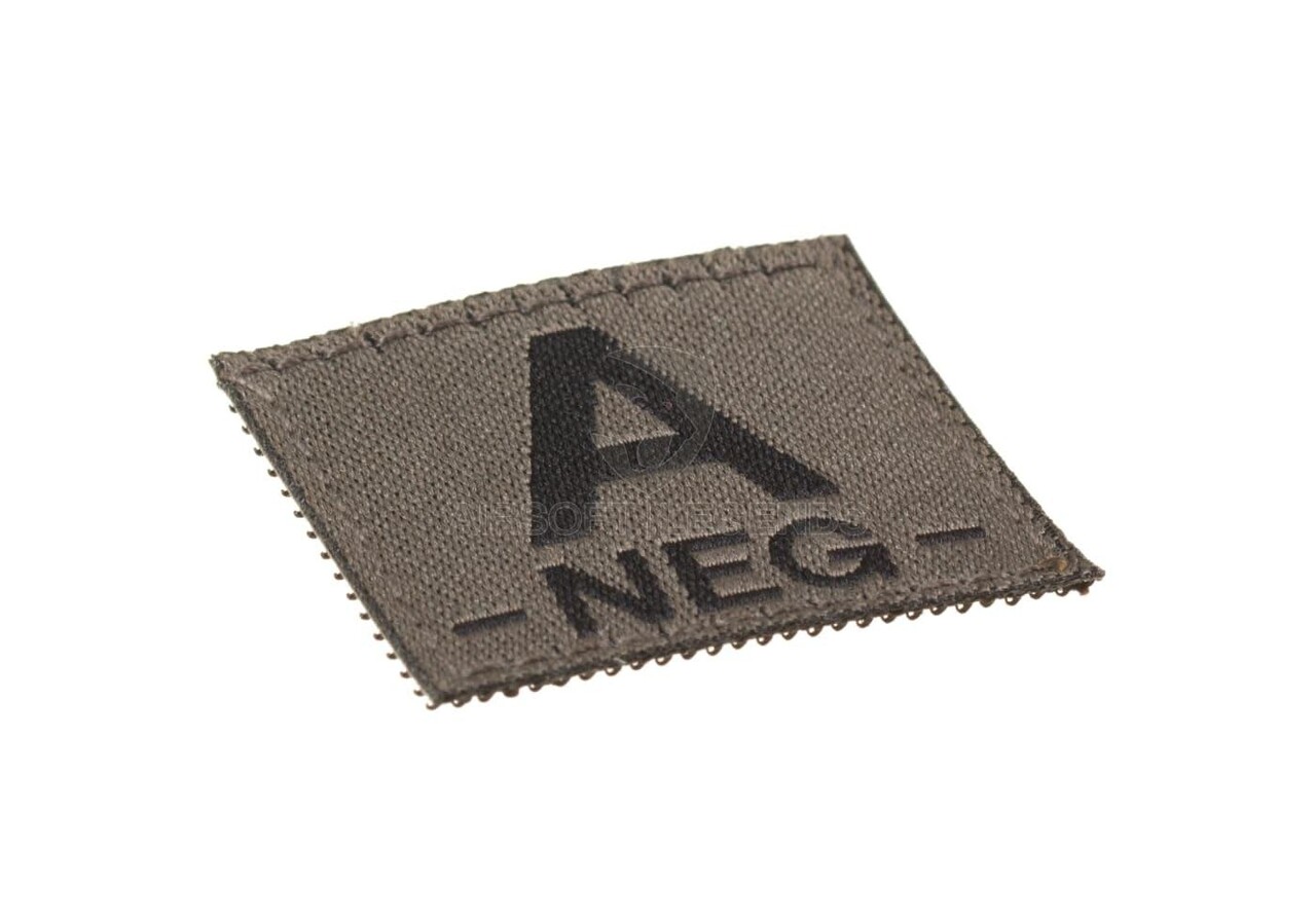 Clawgear A Neg Bloodgroup Patch RAL7013 Clawgear A Neg Bloodgroup Patch RAL7013