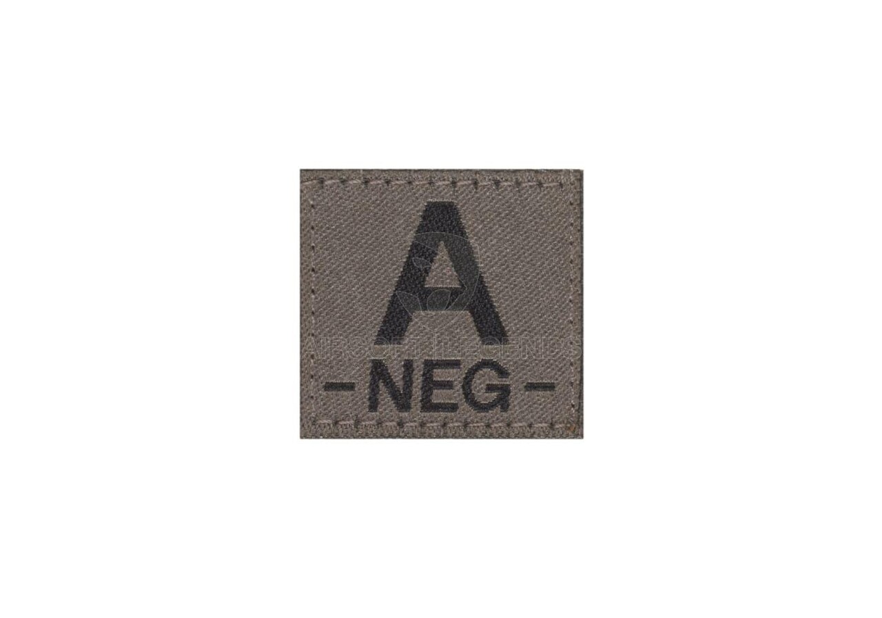 Clawgear A Neg Bloodgroup Patch RAL7013 Clawgear A Neg Bloodgroup Patch RAL7013