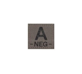Clawgear A Neg Bloodgroup Patch RAL7013