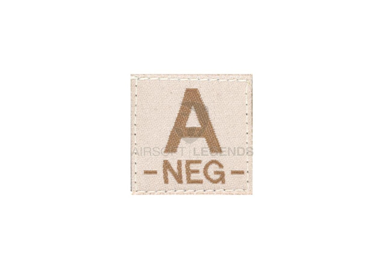 Clawgear A Neg Bloodgroup Patch Desert Clawgear A Neg Bloodgroup Patch Desert