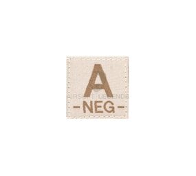 Clawgear A Neg Bloodgroup Patch Desert