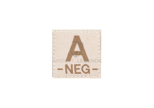 Clawgear A Neg Bloodgroup Patch Desert Clawgear A Neg Bloodgroup Patch Desert