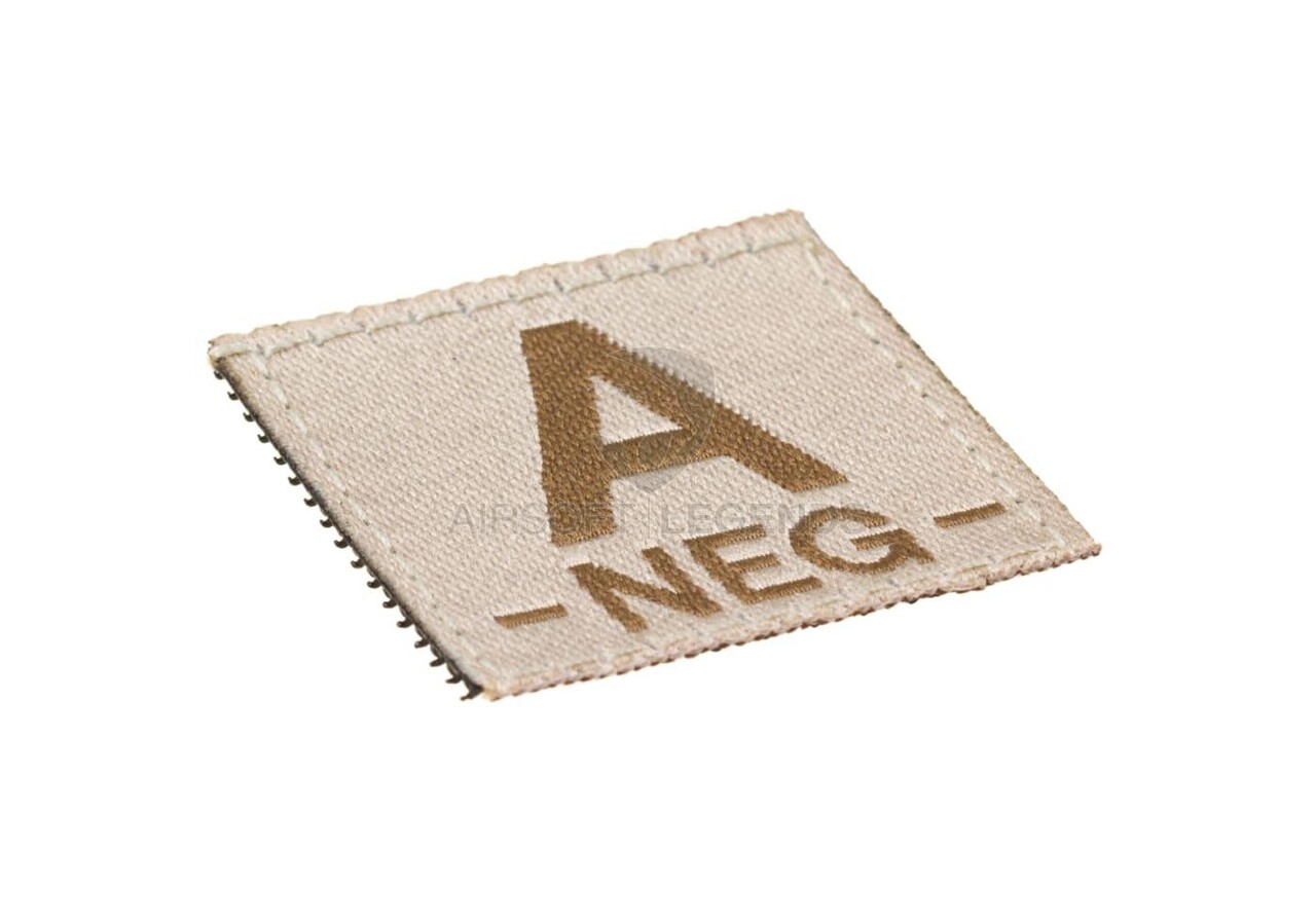 Clawgear A Neg Bloodgroup Patch Desert Clawgear A Neg Bloodgroup Patch Desert