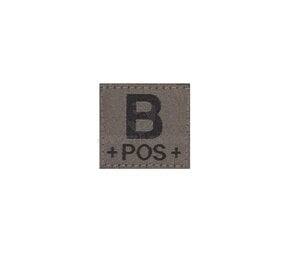 Clawgear B Pos Bloodgroup Patch RAL7013