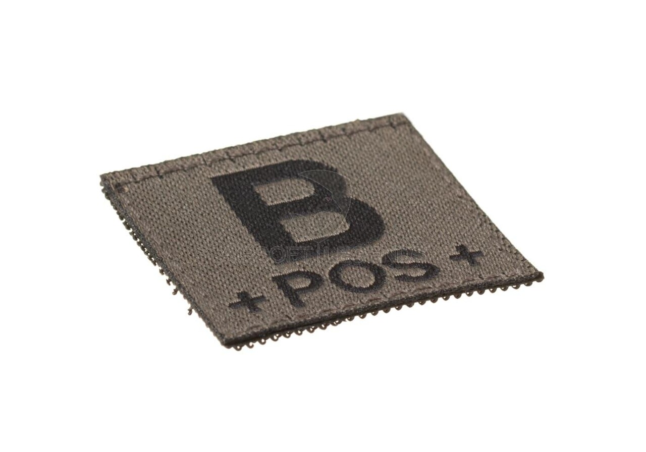 Clawgear B Pos Bloodgroup Patch RAL7013 Clawgear B Pos Bloodgroup Patch RAL7013