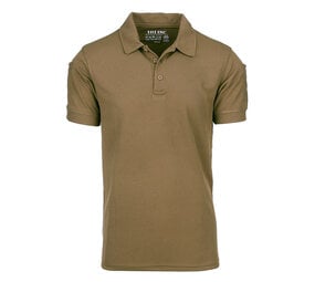 101Inc. Tactical Polo Short Sleeve Quick Dry Coyote