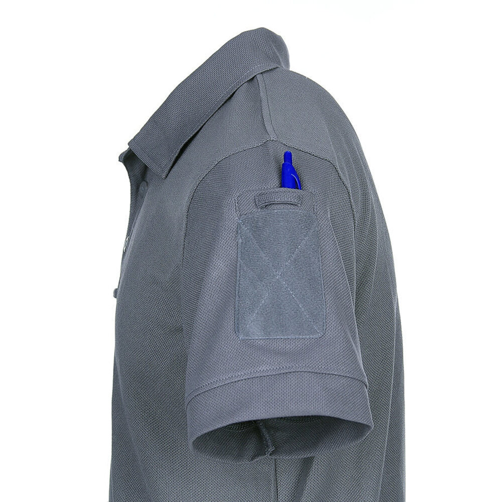 101Inc. Tactical Polo Short Sleeve Quick Dry Wolf Grey 101Inc. Tactical Polo Short Sleeve Quick Dry Wolf Grey