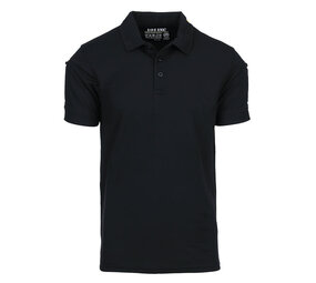 101Inc. Tactical Polo Short Sleeve Quick Dry Black
