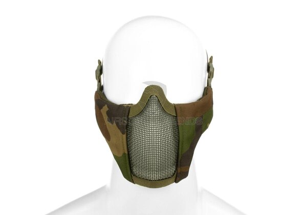 Invader Gear Mk.II Steel Half Face Mask Woodland Invader Gear Mk.II Steel Half Face Mask Woodland