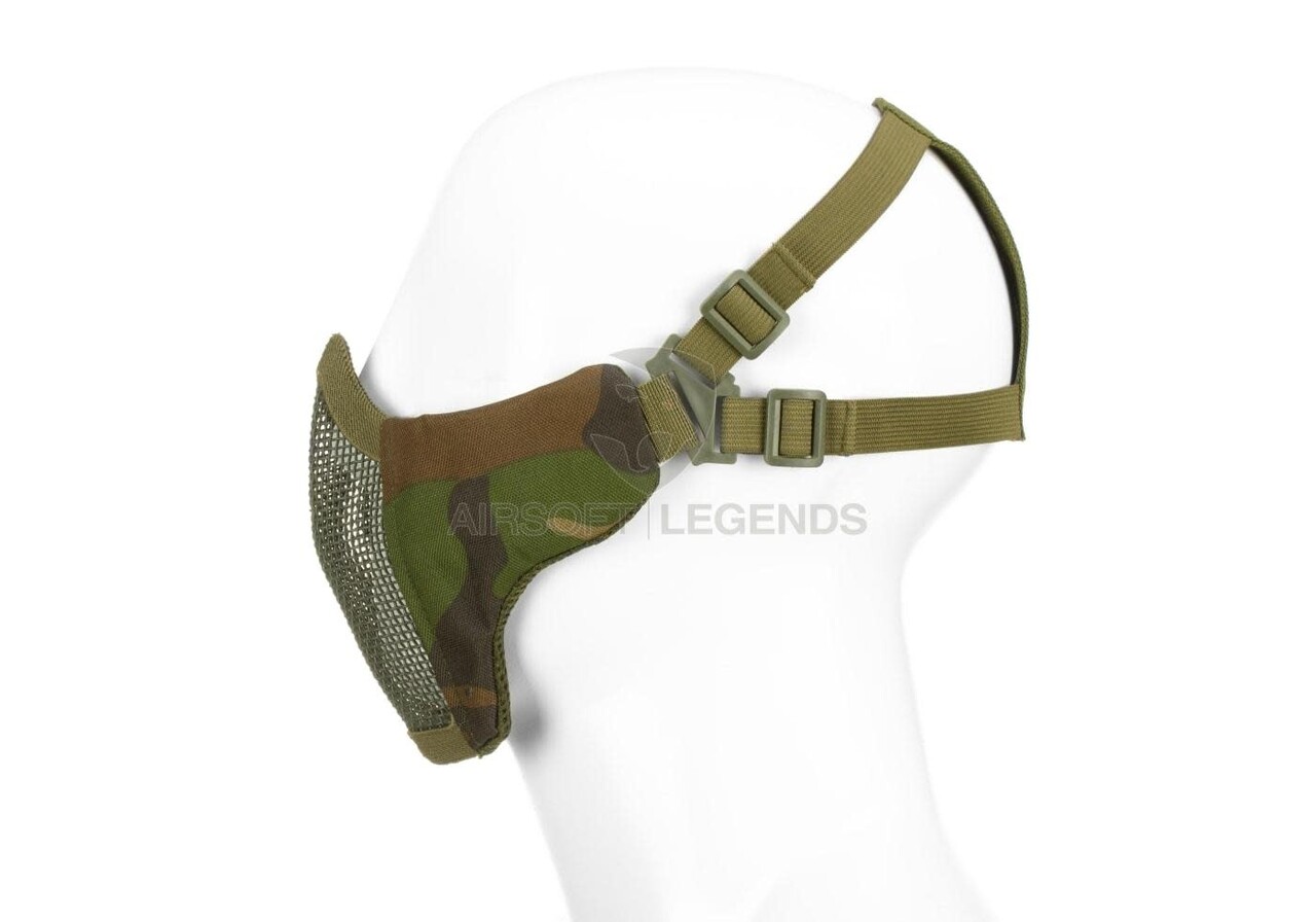 Invader Gear Mk.II Steel Half Face Mask Woodland Invader Gear Mk.II Steel Half Face Mask Woodland