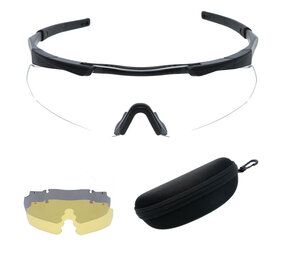 Earmor S01 Shooting Glasses Clear, Smoke, Amber