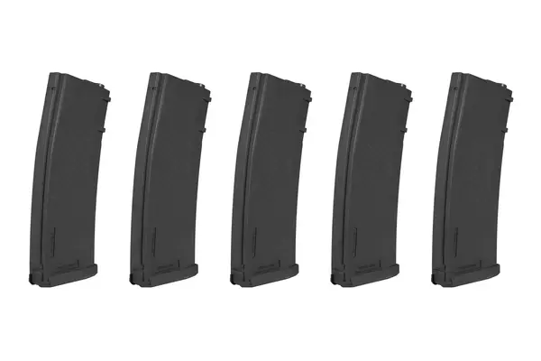 Specna Arms M4 S-Mag Mid-Cap Magazines 125 rds 5 Pack Black Specna Arms M4 S-Mag Mid-Cap Magazines 125 rds 5 Pack Black