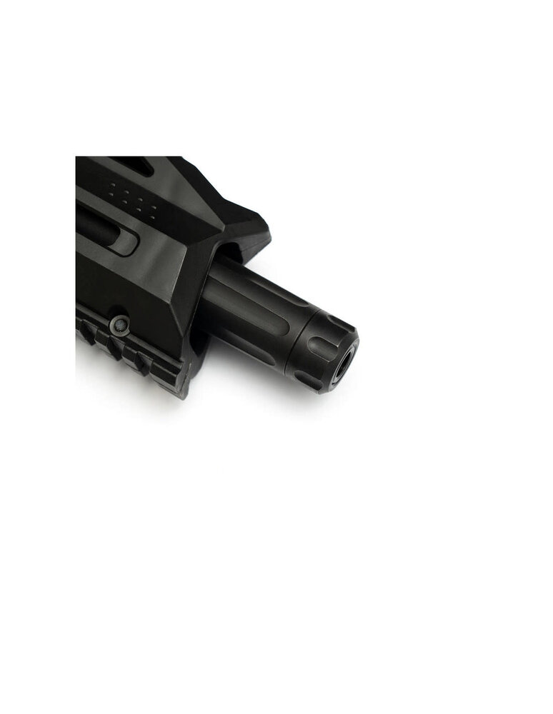 PTS Syndicate 2inch Barrel Extension PCS w/Thread Protector for Scorpion EVO Black PTS Syndicate 2inch Barrel Extension PCS w/Thread Protector for Scorpion EVO Black