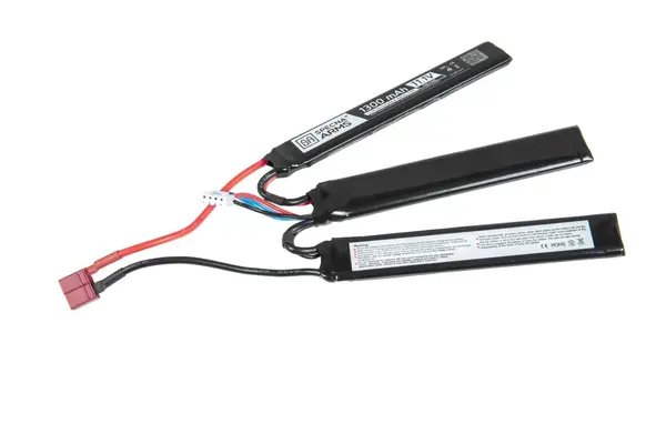Specna Arms LiPo 11,1V 1300mAh 15/30C Battery Butterfly Configuration T-Connect (Deans) Specna Arms LiPo 11,1V 1300mAh 15/30C Battery Butterfly Configuration T-Connect (Deans)