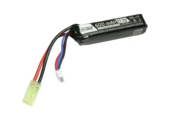Specna Arms LiPo 11,1V 600mAh 20/40C Battery for PDW – Tamiya mini Specna Arms LiPo 11,1V 600mAh 20/40C Battery for PDW – Tamiya mini