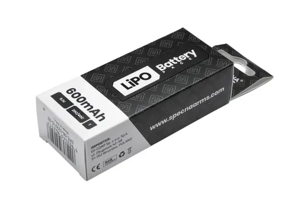 Specna Arms LiPo 11,1V 600mAh 20/40C Battery for PDW – Tamiya mini Specna Arms LiPo 11,1V 600mAh 20/40C Battery for PDW – Tamiya mini