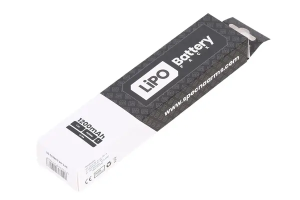 Specna Arms 7.4V 1200 mAh 20/40C LiPo Battery AK-Type Mini Tamiya