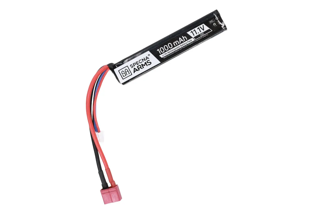 Specna Arms 11.1V 1000mAh 20C T-Connect LiPo Battery (Deans)
