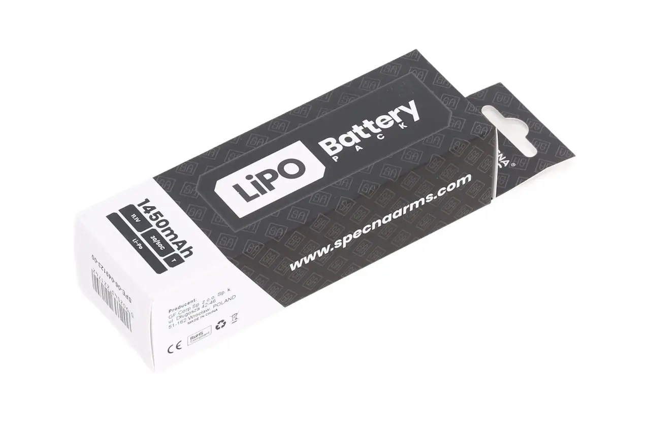 Specna Arms 11.1V 1450mAh LiPo Battery 30/50C Tamiya mini