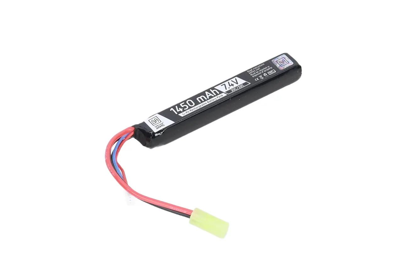 Specna Arms 7.4V 1450mAh LiPo Battery 30/50C Tamiya Mini Specna Arms 7.4V 1450mAh LiPo Battery 30/50C Tamiya Mini